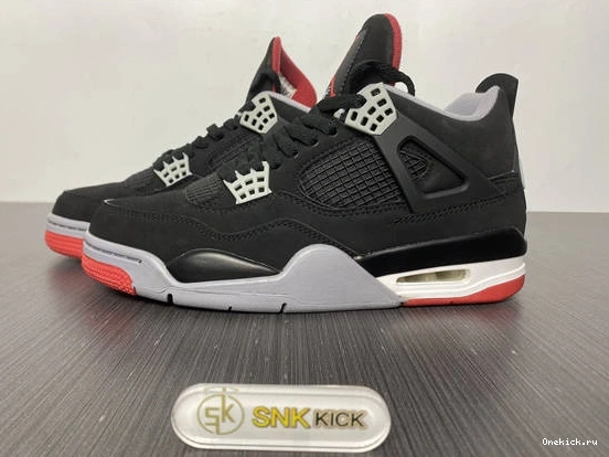 One Kick 4 Bred  Retro 3865 308497- Practical Jordan 1025